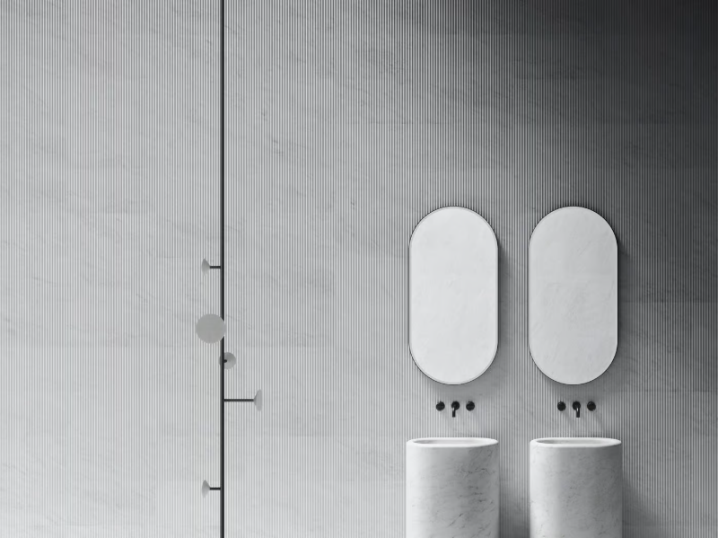 PLISSÉ - Natural stone 3D Wall Cladding by Salvatori