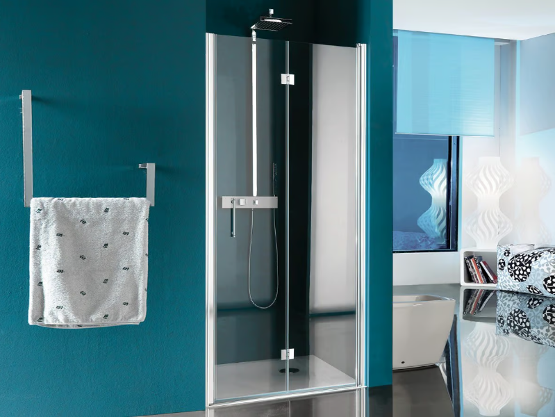 ALTER - Niche shower cabin with tray with folding door by Samo