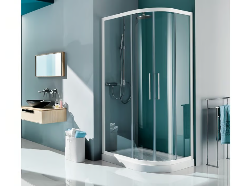 EUROPA - Rectangular shower cabin with sliding door by Samo