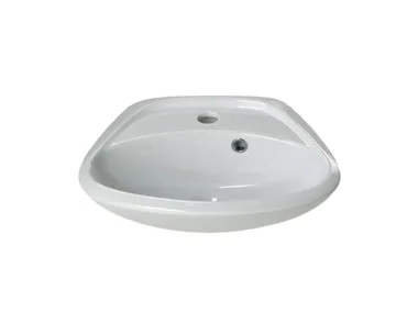 MINIMÈ - Vitreous China washbasin with overflow for children by Saniline