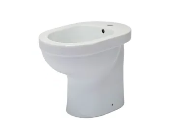 SENIOR 46 - Ceramic bidet with overflow by Saniline