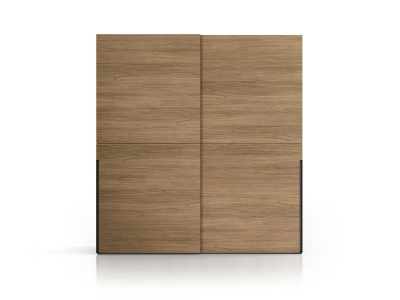EGO SLIDING - Sectional wooden wardrobe with sliding doors by Santalucia Mobili