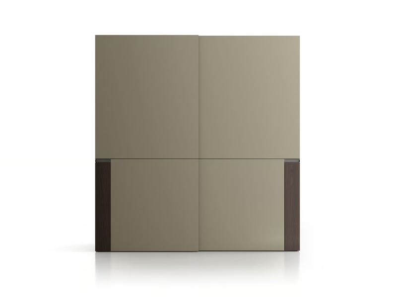 MASTER SLIDING - Sectional wooden wardrobe with sliding doors by Santalucia Mobili