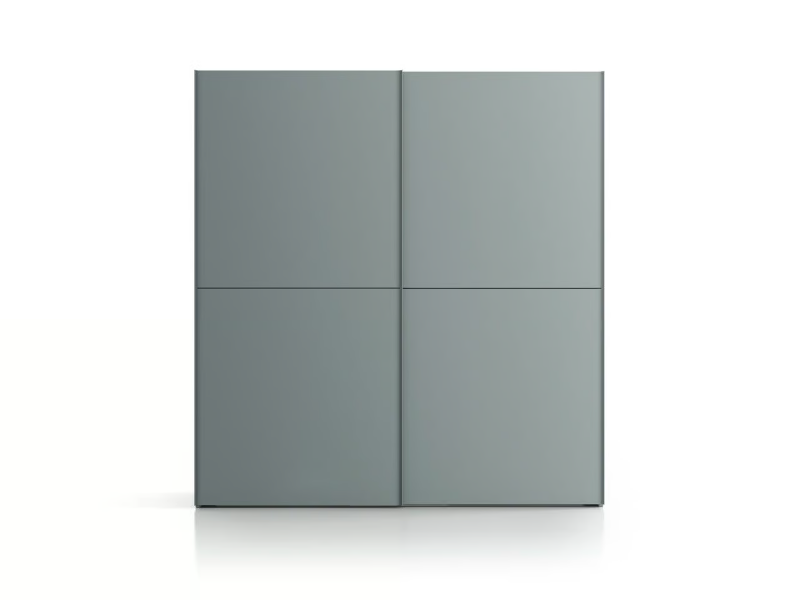 PROFILO - Sectional wooden wardrobe with sliding doors by Santalucia Mobili