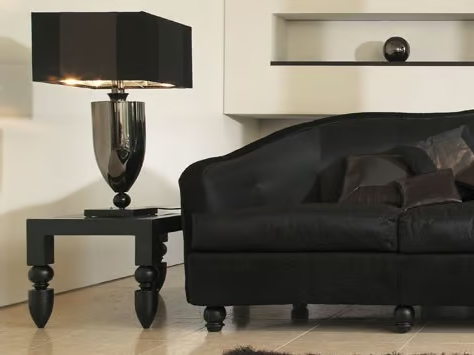 RIGOROSO - Wood and glass coffee table by Scandal
