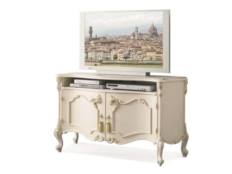 35TH ANNIVERSARY 2181-2182 - Wooden TV cabinet with doors by SCAPPINI & C