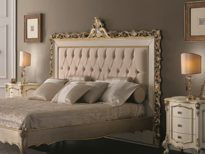 35TH ANNIVERSARY 2590 - Tufted fabric headboard for double bed by SCAPPINI & C
