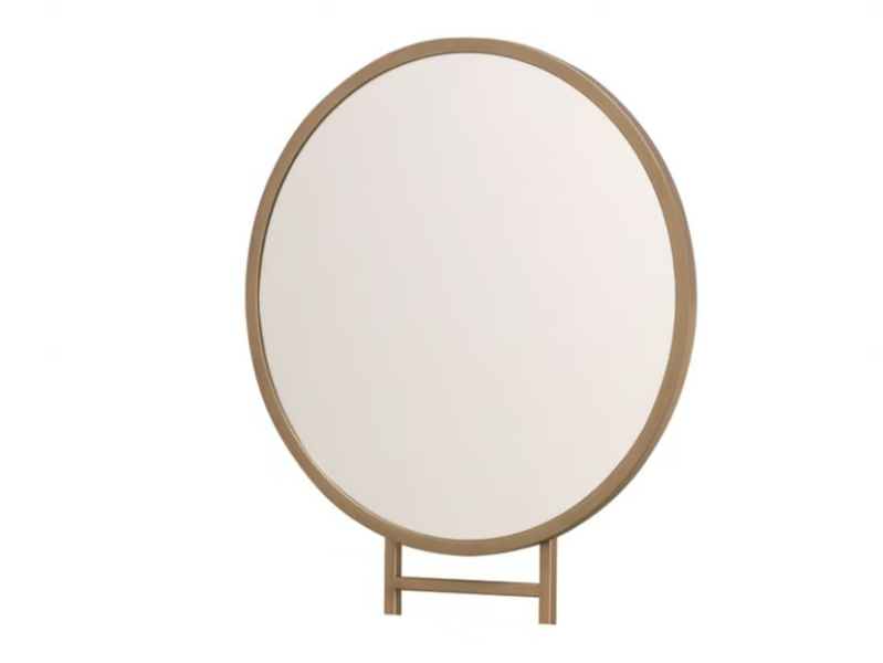 GAZE N20 - Oval mirror with metal frame by SCAPPINI & C