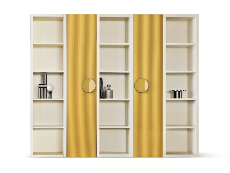 STAGE N29 - Wall-mounted sectional wooden bookcase by SCAPPINI & C