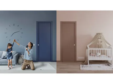 SLIDING ACUSTICA WITH JAMBS - Acoustic door by Scrigno