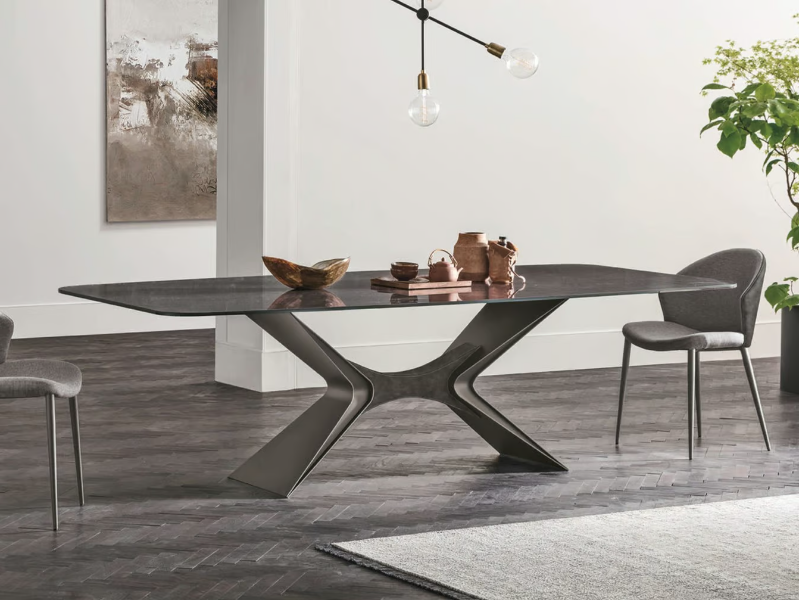 SAIL - Rectangular porcelain table by Sedit