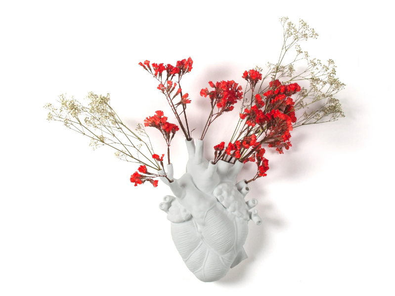 LOVE IN BLOOM - Porcelain vase by Seletti