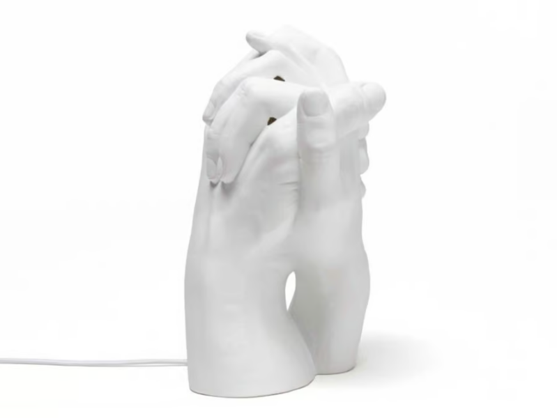 WITH ME LAMP - LED porcelain table lamp by Seletti