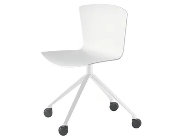 SLAM - Polypropylene office chair with castors by SELLEX