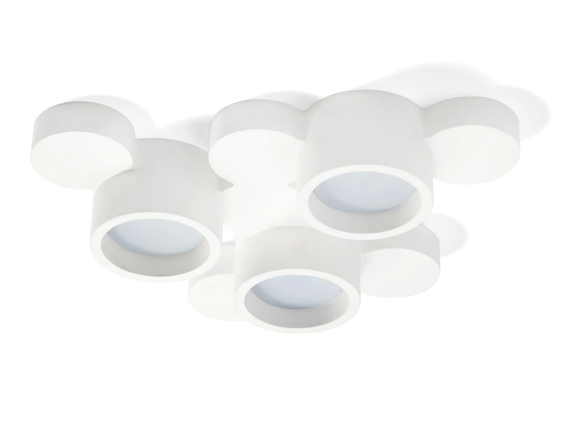 CHIO - Plaster ceiling lamp by Sforzin