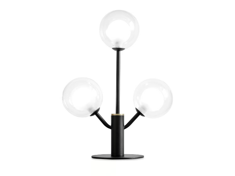 COSMO 3 - Table lamp in borosilicate glass and metal by Sforzin