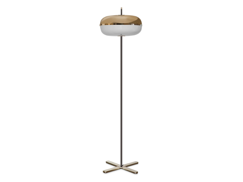 AMARETTO - Blown glass floor lamp by Sicis