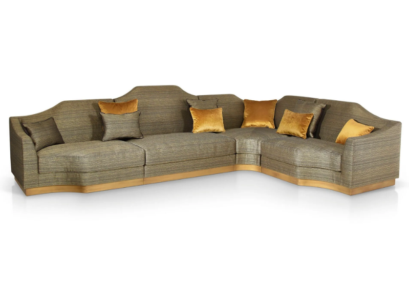 BORGIA - Modular sectional fabric sofa by Sicis