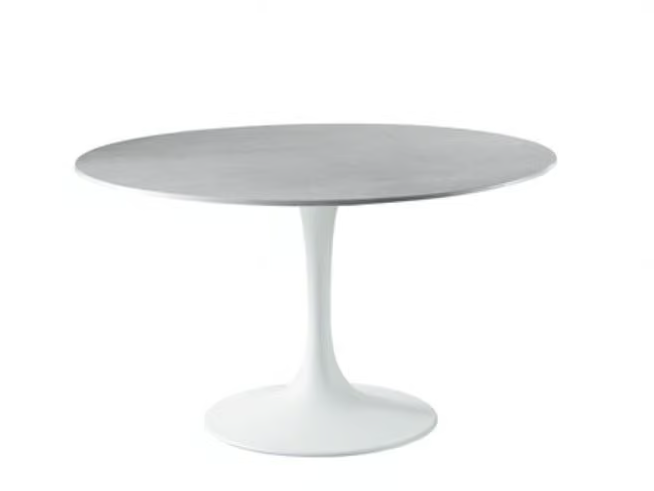 KOROL - Round HPL garden table by Sifas