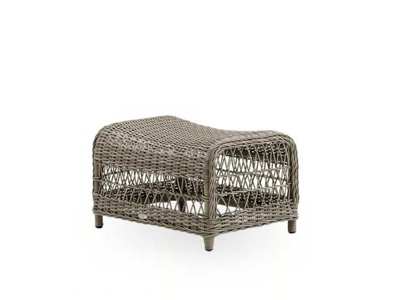 DAWN EXTERIOR - Aluminium and ArtFibre garden footstool by Sika Design