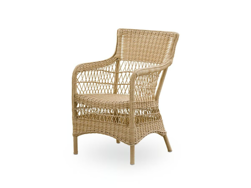 MARIE EXTERIOR - ArtFibre® garden chair with armrests by Sika Design