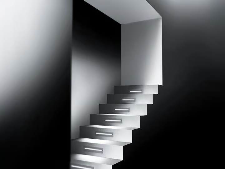 MARKER - LED wall-mounted steplight by SIMES
