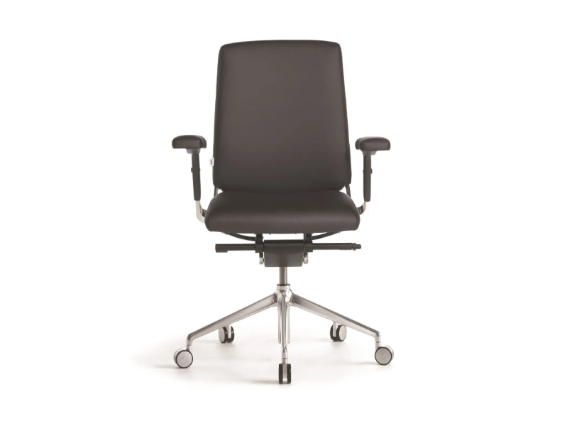 BLACK OR WHITE - Leather office chair by SITIA