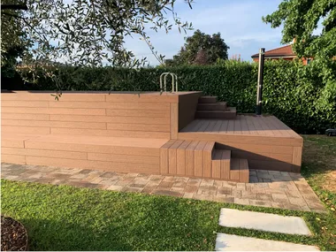 MARINA PACTO - PANAREA - WPC outdoor floor tiles by Skema