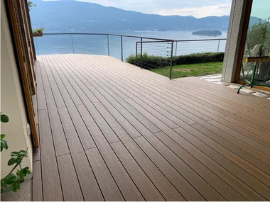 MARINA REAL - TEAK OSSIDATO - WPC outdoor floor tiles by Skema