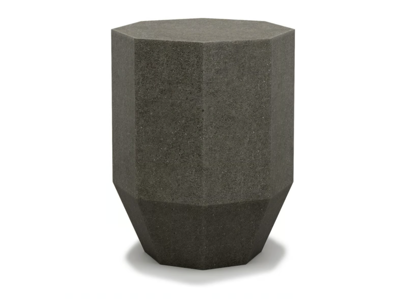 GEMMA - Octagonal cement garden side table by SNOC