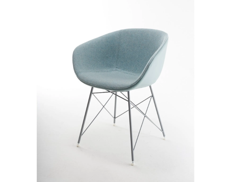 MAYA TRC UP - Contemporary style fabric chair by SOFTLINE 1979