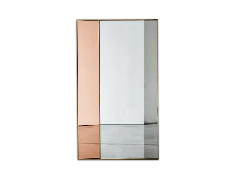 CAMPOS - Rectangular framed mirror by Sovet italia