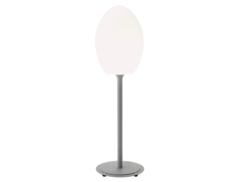 EGG - Floor lamp for outdoor in aluminum and resin by SOVIL