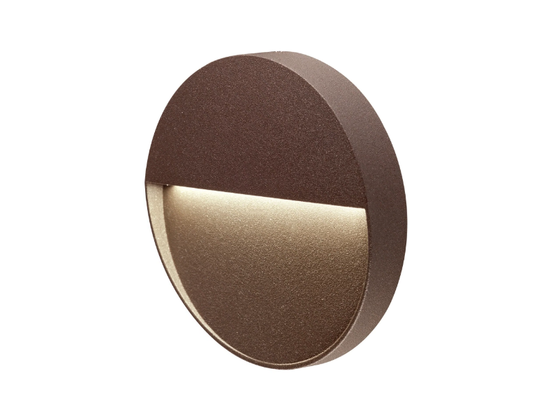 GEO ROUND - Die cast aluminium outdoor wall lamp / steplight by SOVIL
