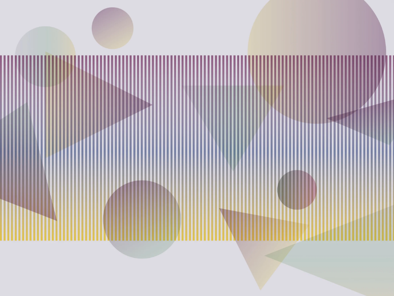 CIRCLES AND TRIANGLES WPN 135 - Geometric panoramic wallpaper by Spaghetti Wall