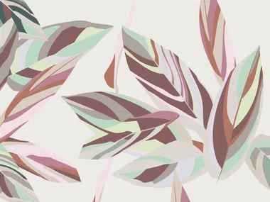 LEAVES WPN 415 - Motif panoramic wallpaper by Spaghetti Wall