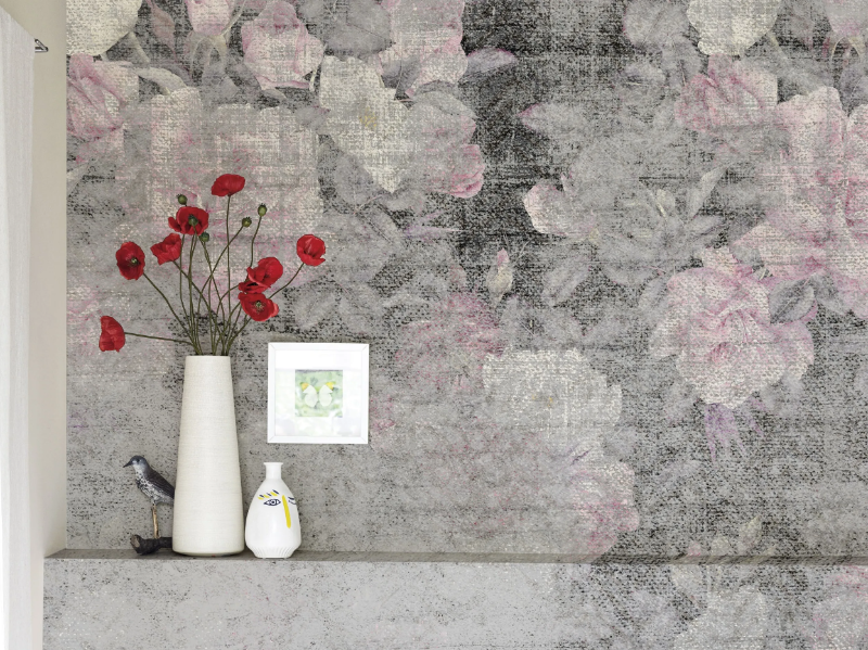MEMORIES WPN 303 - Panoramic wallpaper with floral pattern by Spaghetti Wall