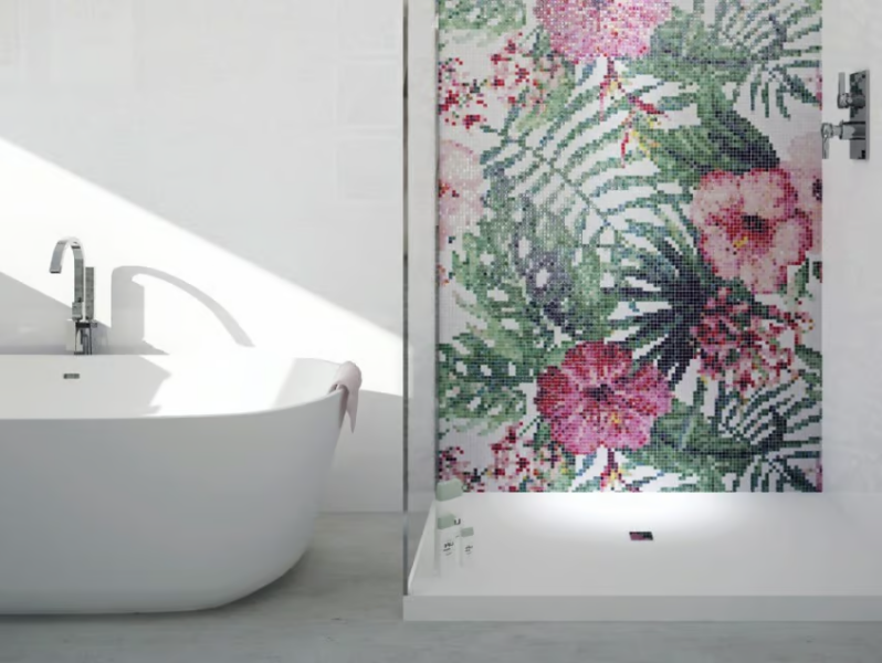 JUNGLE - Indoor/outdoor glass mosaic by STON