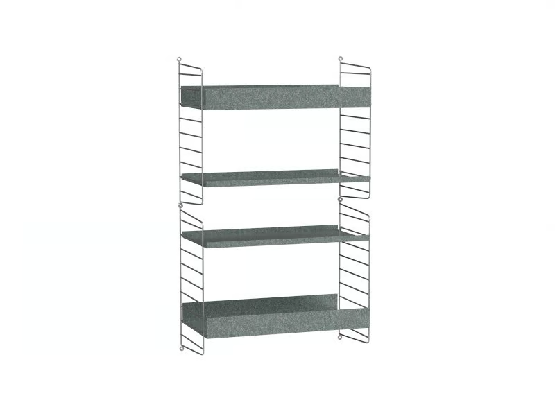 OUTDOOR C - Galvanized steel garden cabinet by String Furniture