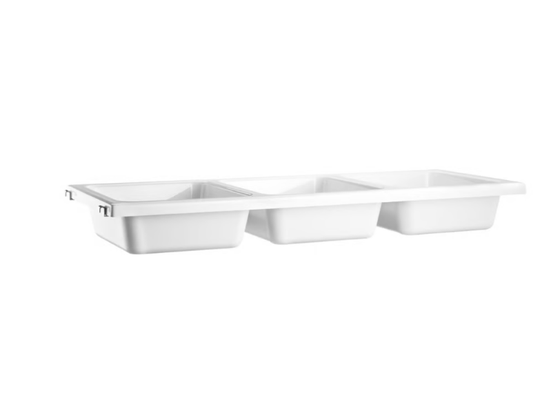 STRING® SYSTEM BOWL SHELF - ABS storage box by String Furniture