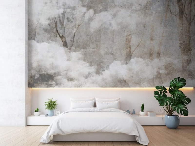 SKY - Wallpaper with floral pattern by Studijo