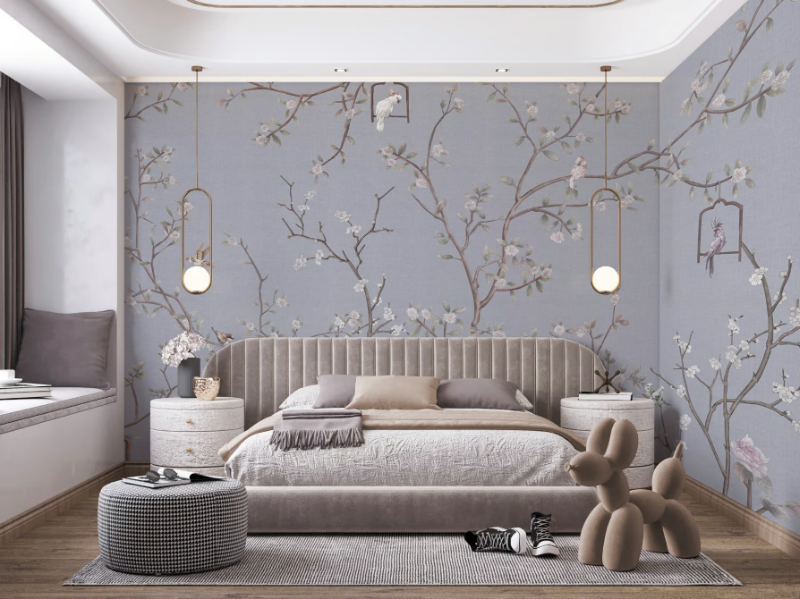 WONDERFUL - Wallpaper with floral pattern by Studijo