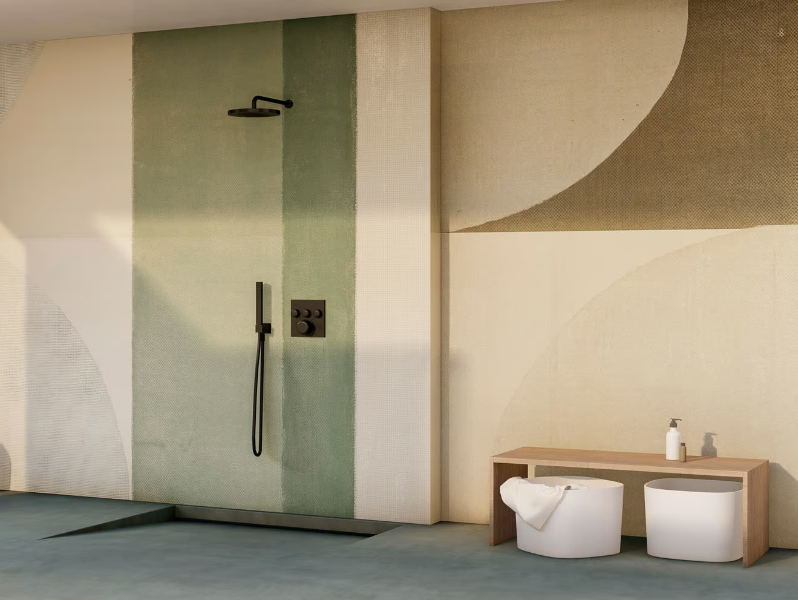 PITTORICA - Ecological geometric wallpaper by STYL’EDITIONS