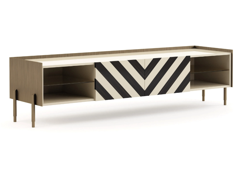 HER - Wooden TV cabinet with doors by Stylish Club