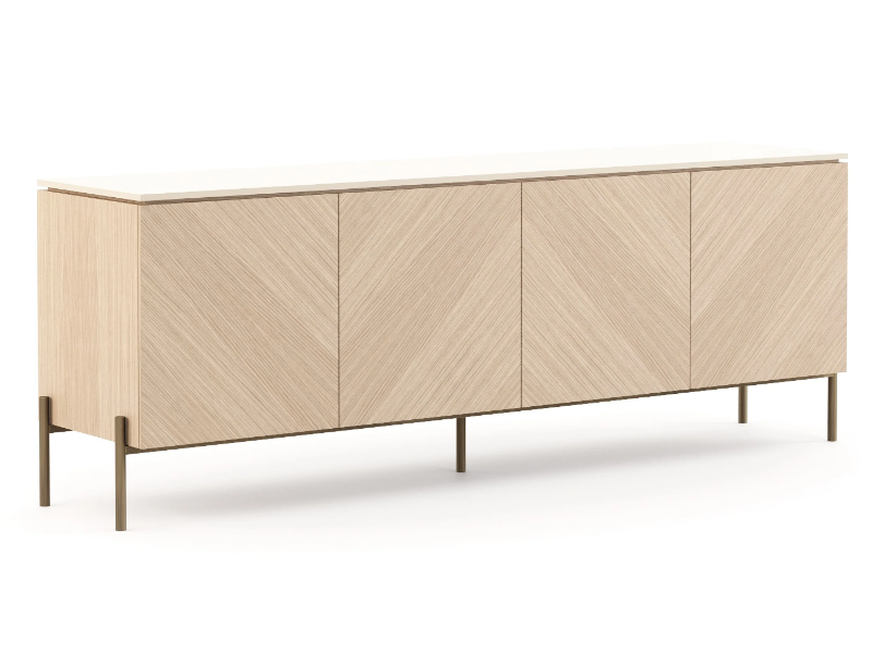 ÍLHAVO - Wooden sideboard with doors by Stylish Club