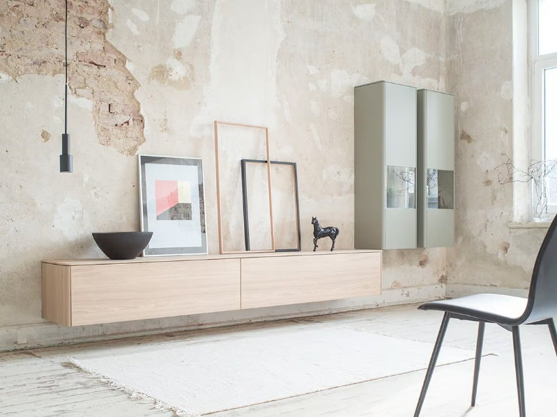 GOYA 5 - Wall-mounted storage wall by Sudbrock Möbelhandwerk
