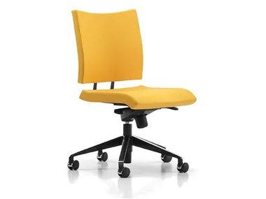 AVIAMID 3440 - Fabric office chair with castors with 5-Spoke base by TALIN