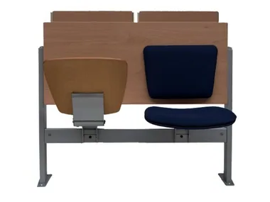 VEKTA 135 - Freestanding beam seating with tip-up seats by TALIN