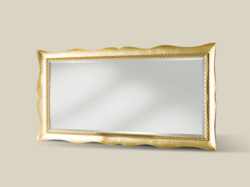 SP6250 - Rectangular framed wooden mirror by Tarocco Vaccari Group
