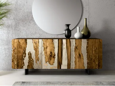 UN455-R - Wooden sideboard with doors by Tarocco Vaccari Group